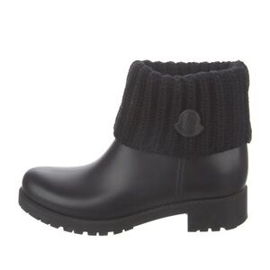 Moncler Black Ankle Boots